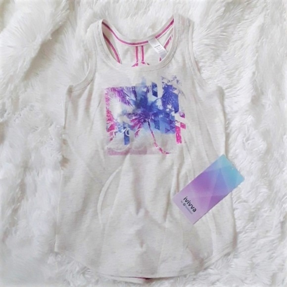 Ivivva Other - IVIVVA by lululemon Palm Tree Girls Tank SZ 6